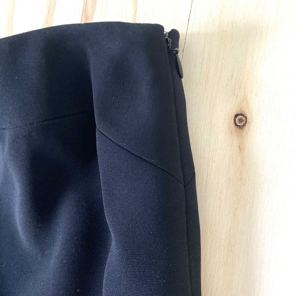 Ann Taylor Women's Size 8 Black Skirt Office Knee Length - Picture 4 of 7